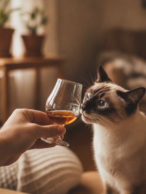 Alcohol and cats