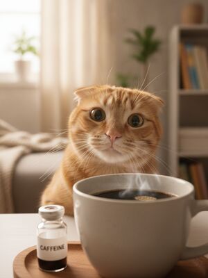Coffee & caffeine and cats