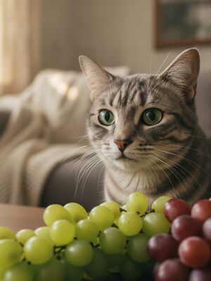 Grapes and cats