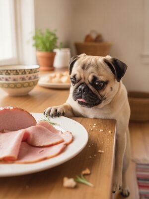 Ham and dogs