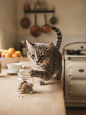 Nutmeg and cats