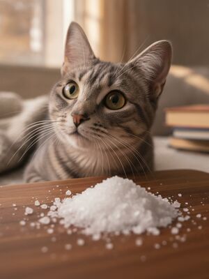 Salt and cats